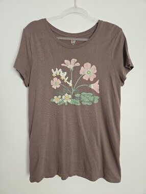 Floral Graphic T-Shirt Size Large
